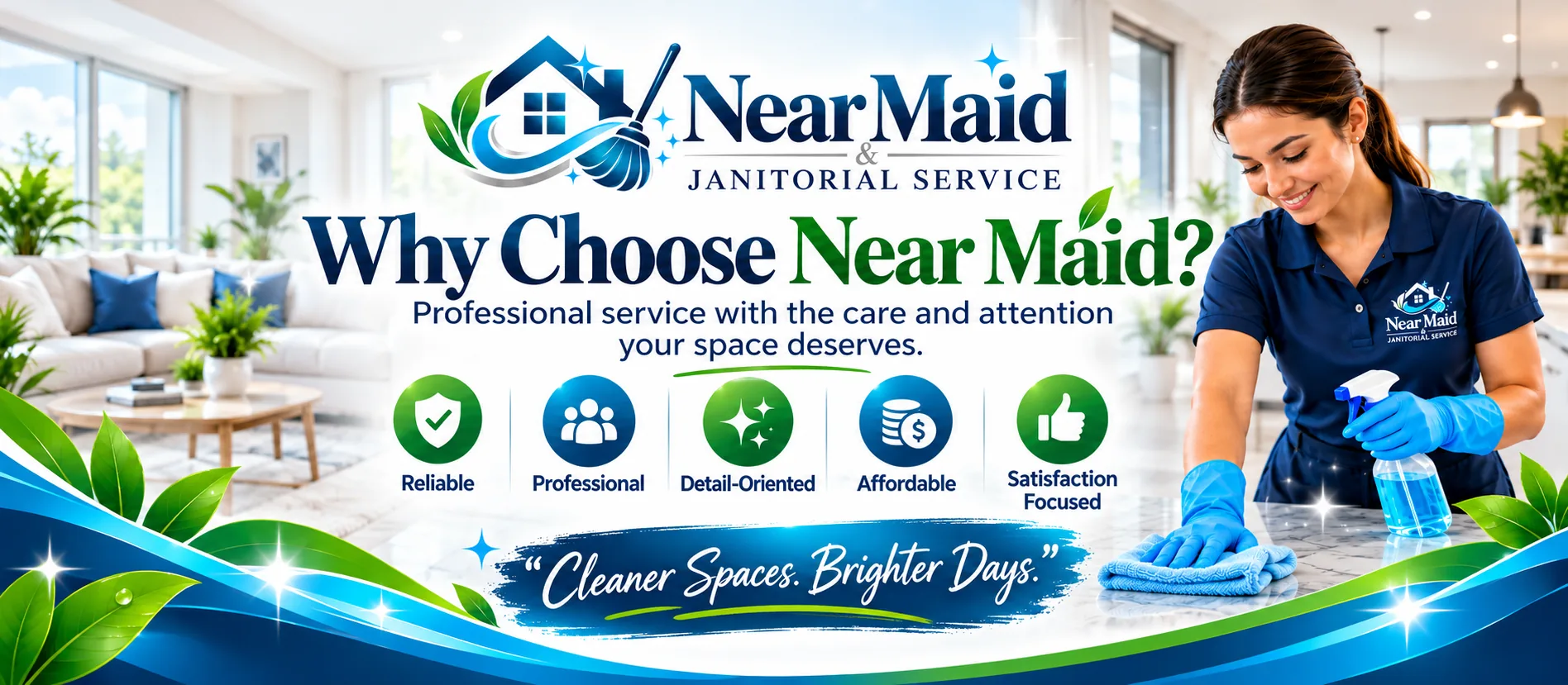 Near Maid professional cleaning principles